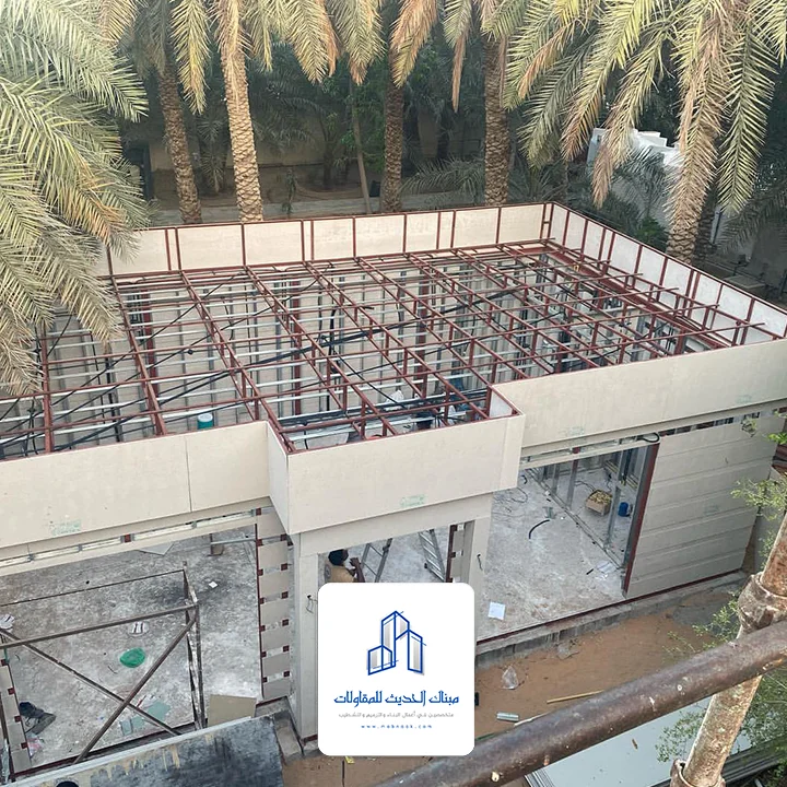 بناء غرفة بالحوش